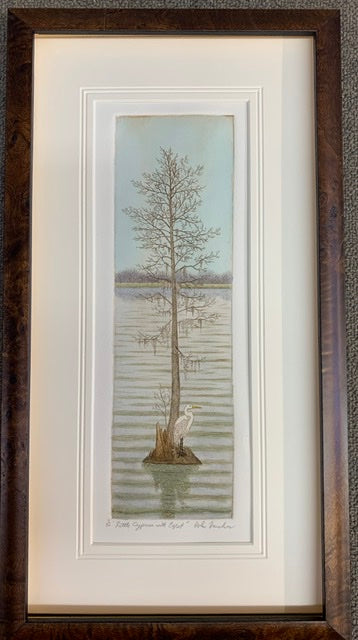 Little Cypress with Egret
