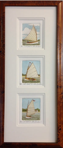 3 Catboat Vertical framed